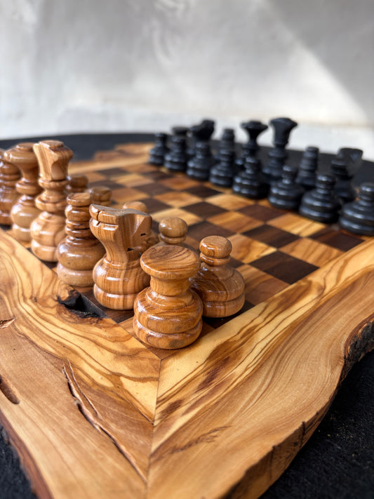 Échiquier Olivier noyer