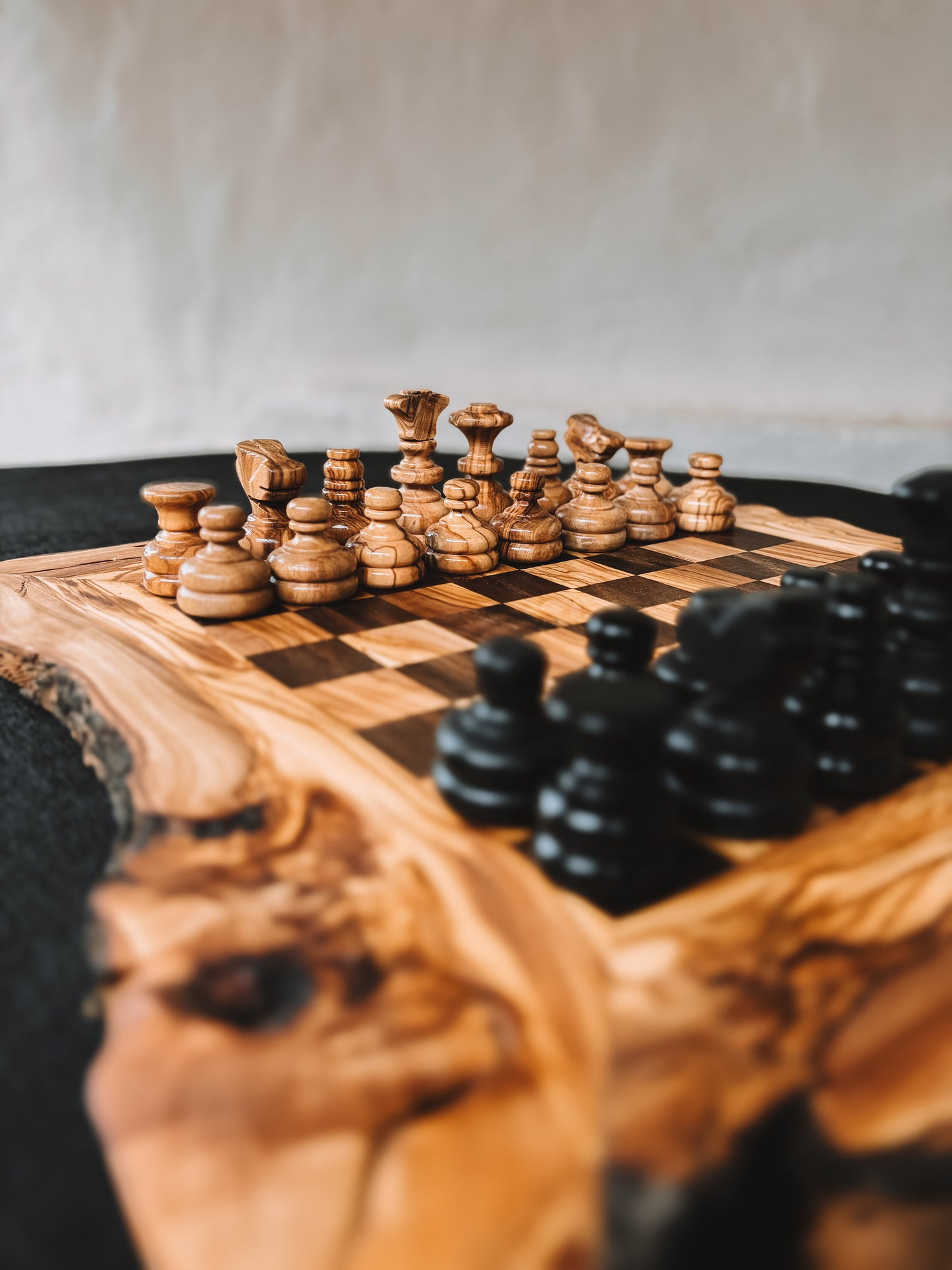 Échiquier Olivier noyer