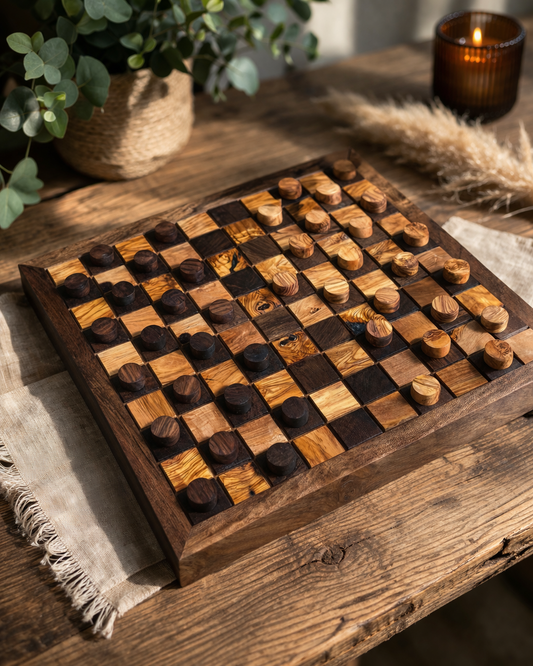 Jeu de dame Olivier noyer