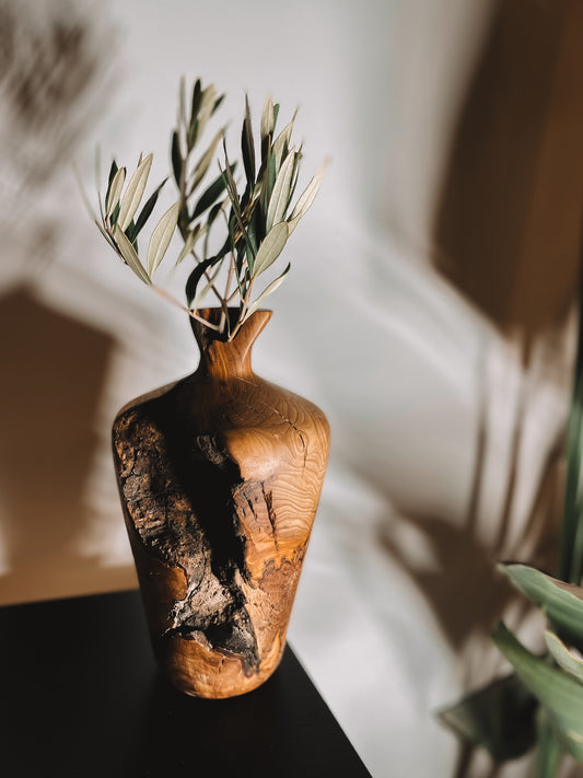 Vase tourné Olivier nº2