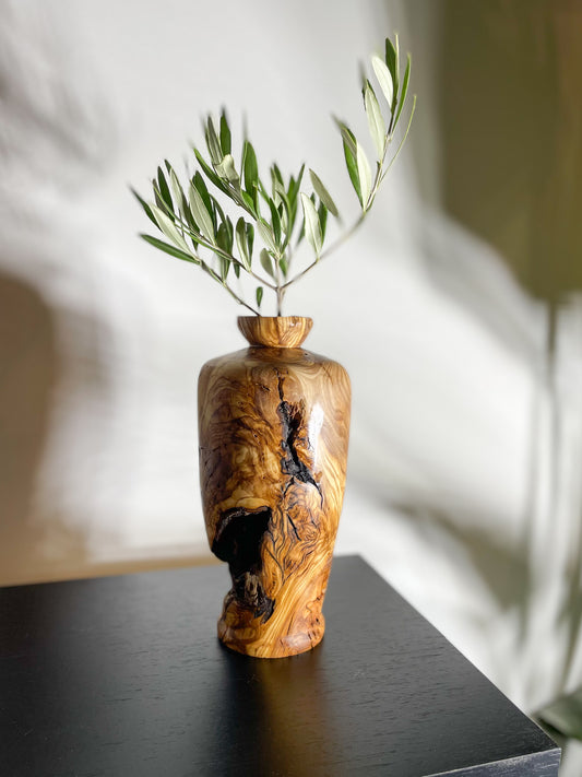 Vase tourné Olivier nº6