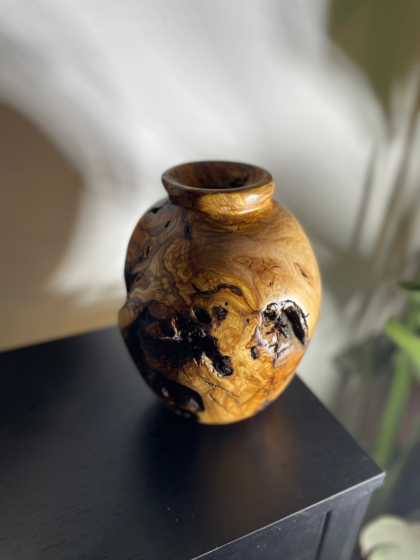 Vase tourné Olivier nº7